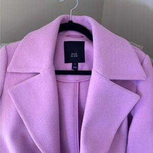 River Island Women's Pastel Pink Trench Coat